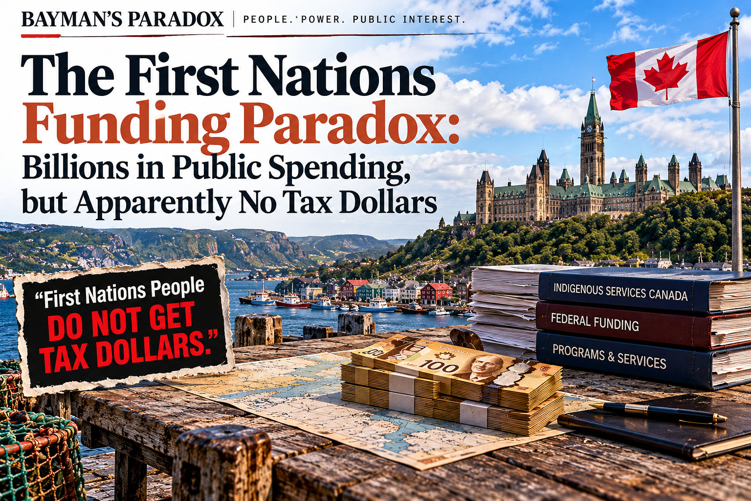 The First Nations Funding Paradox: Billions in Public Spending, but Apparently No Tax Dollars